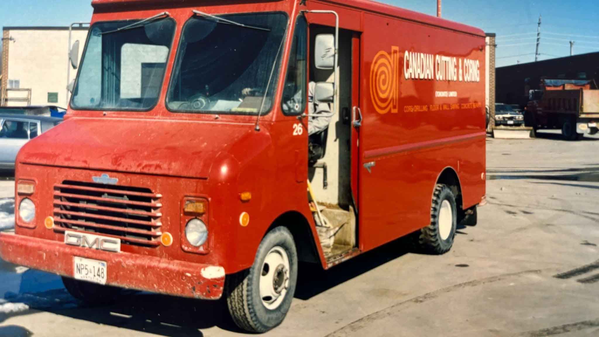 Original Canadian Cutting & Coring truck